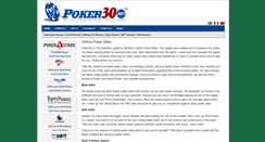 Desktop Screenshot of poker30.net